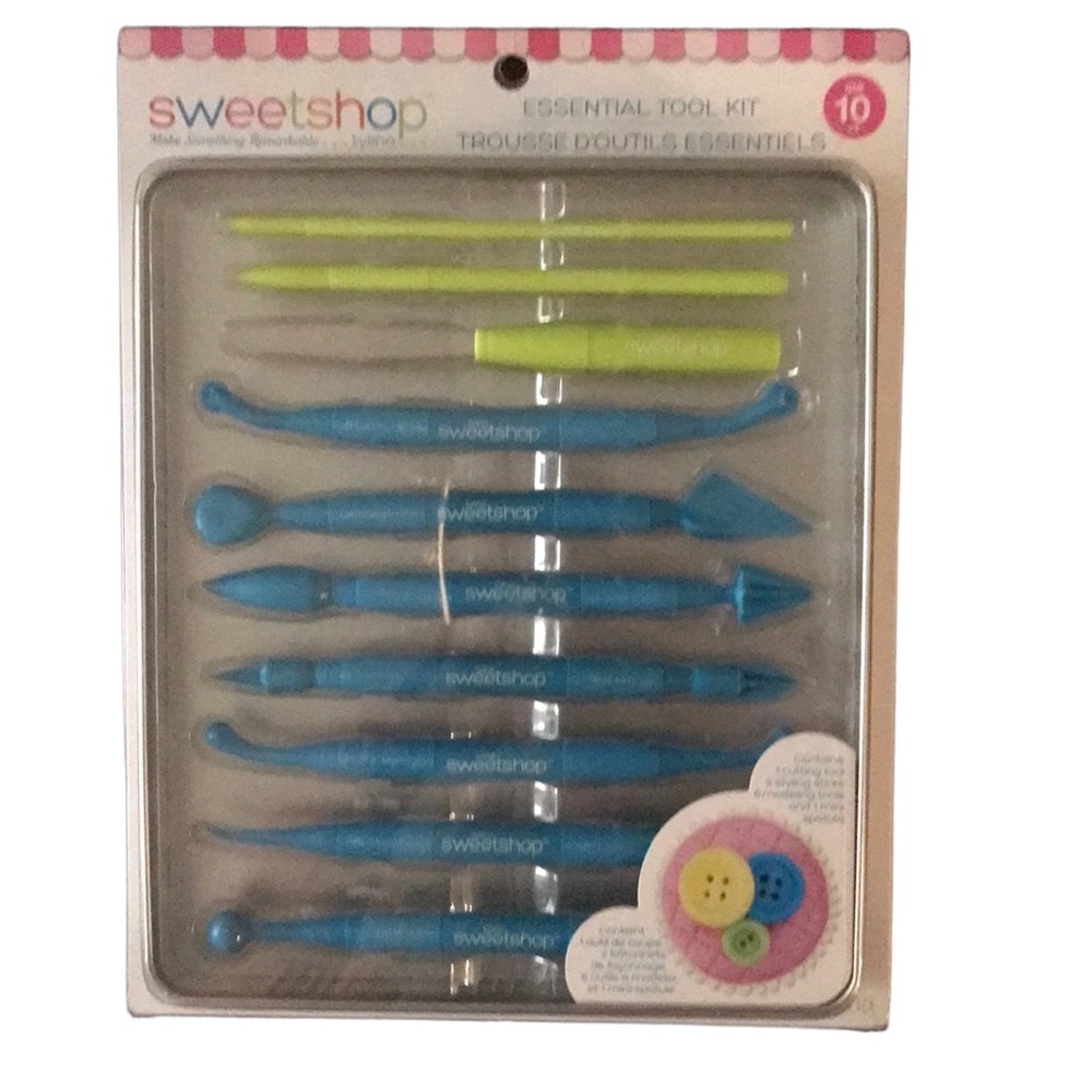 Sweetshop Essential Tool Kit for Cupcake Cake Decorating 10 Piece NEW